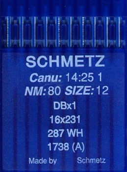 Иглы для промышленных машин Schmetz DBx1 №80