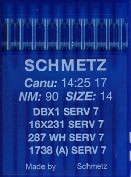 Иглы для промышленных машин Schmetz DBx1 SERV7 №90
