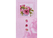 Набор для вышивания Lanarte 94967 "Розовые розы в рамке"
