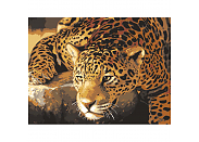 Канва/ткань с рисунком Grafitec 10.502 "Крадущийся ягуар"