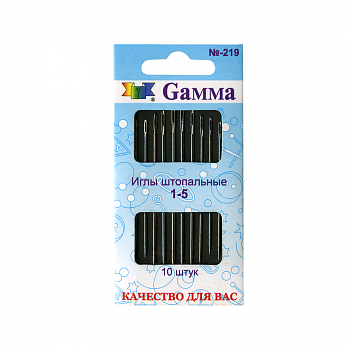 Иглы для ручного шитья Gamma N-219